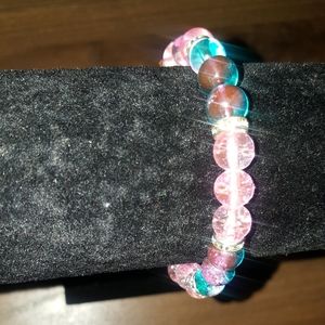 Handmade Glass beaded bracelet
